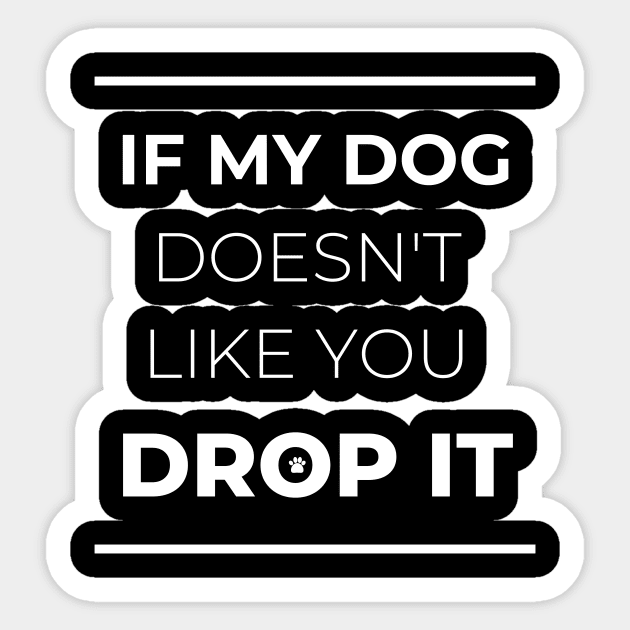 Dog Lover Humor Sticker by Maful